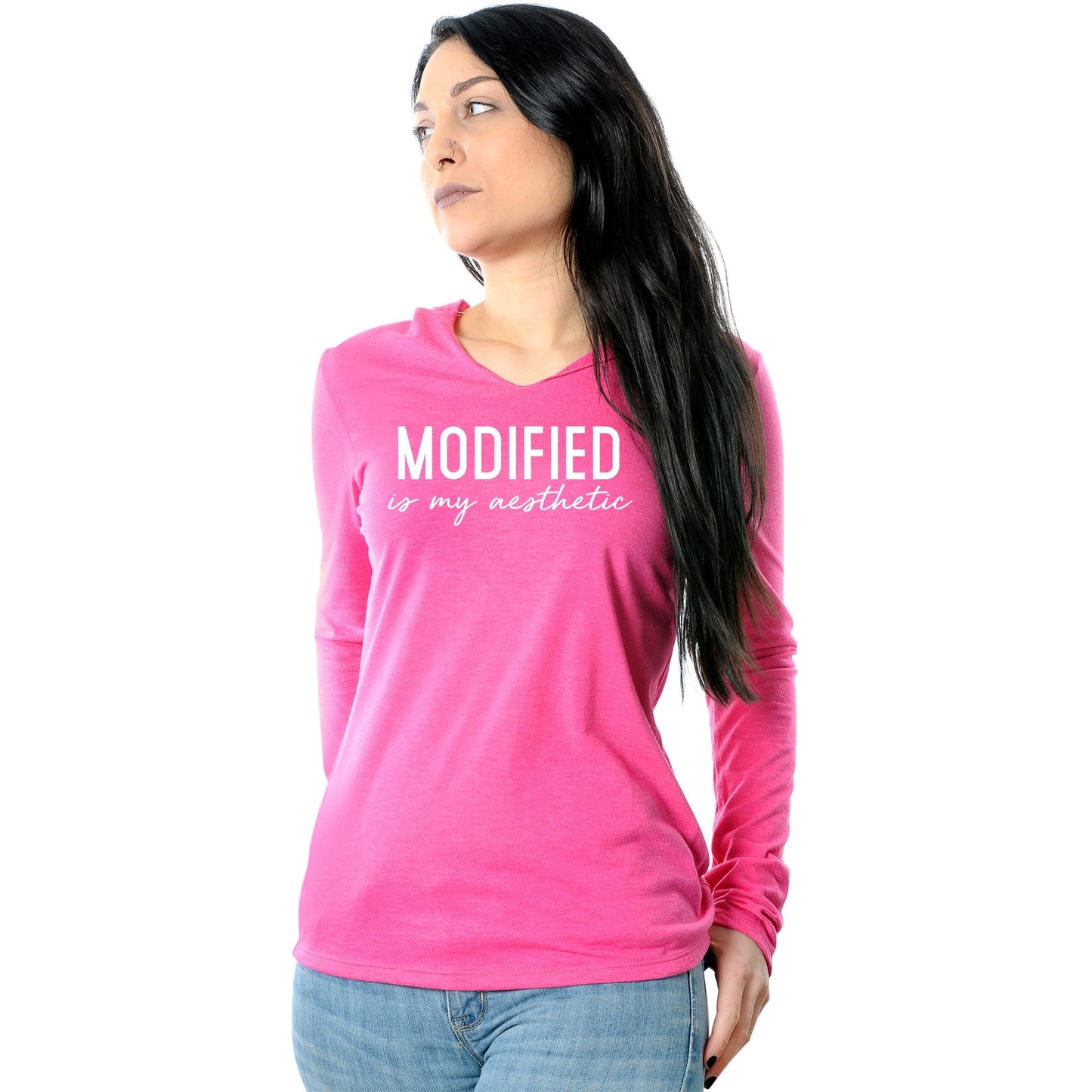 Modified is my Aesthetic Tapered Long Sleeve Hoodie