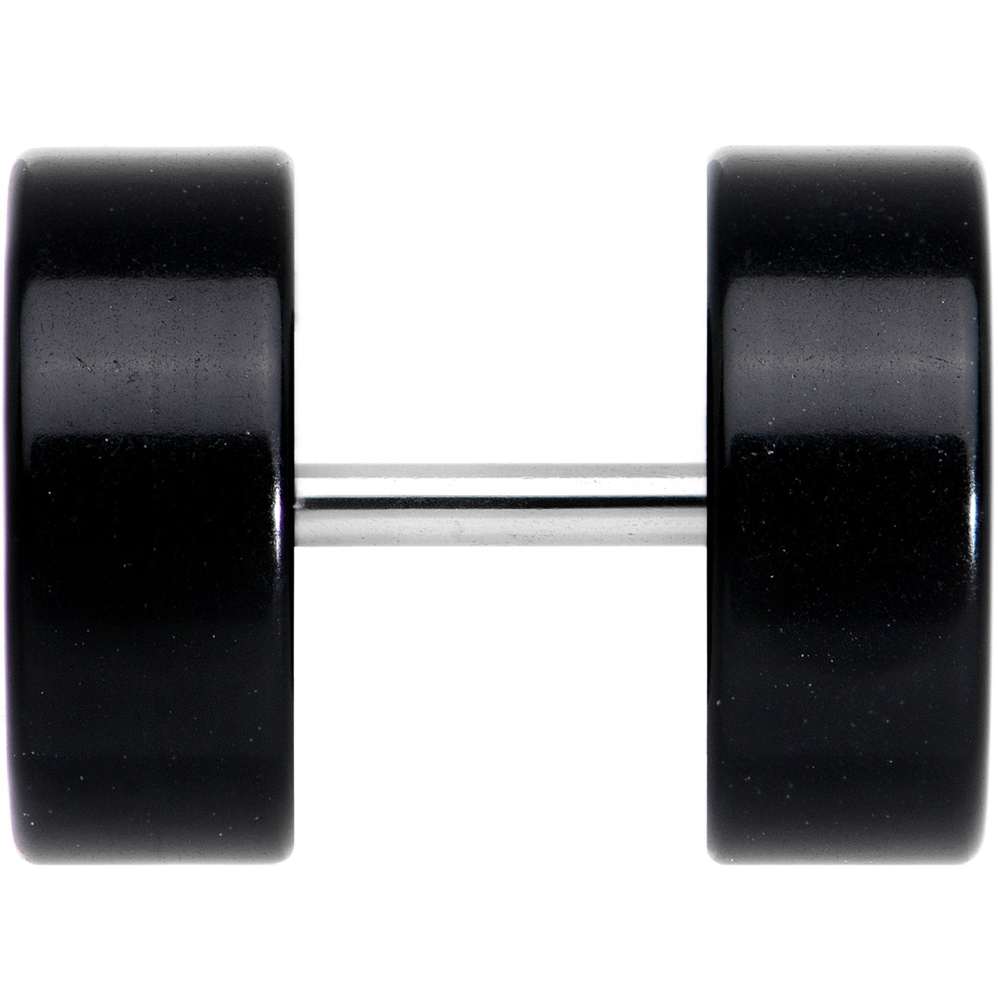 Black Acrylic Cheater Plug Set Looks Like 00G