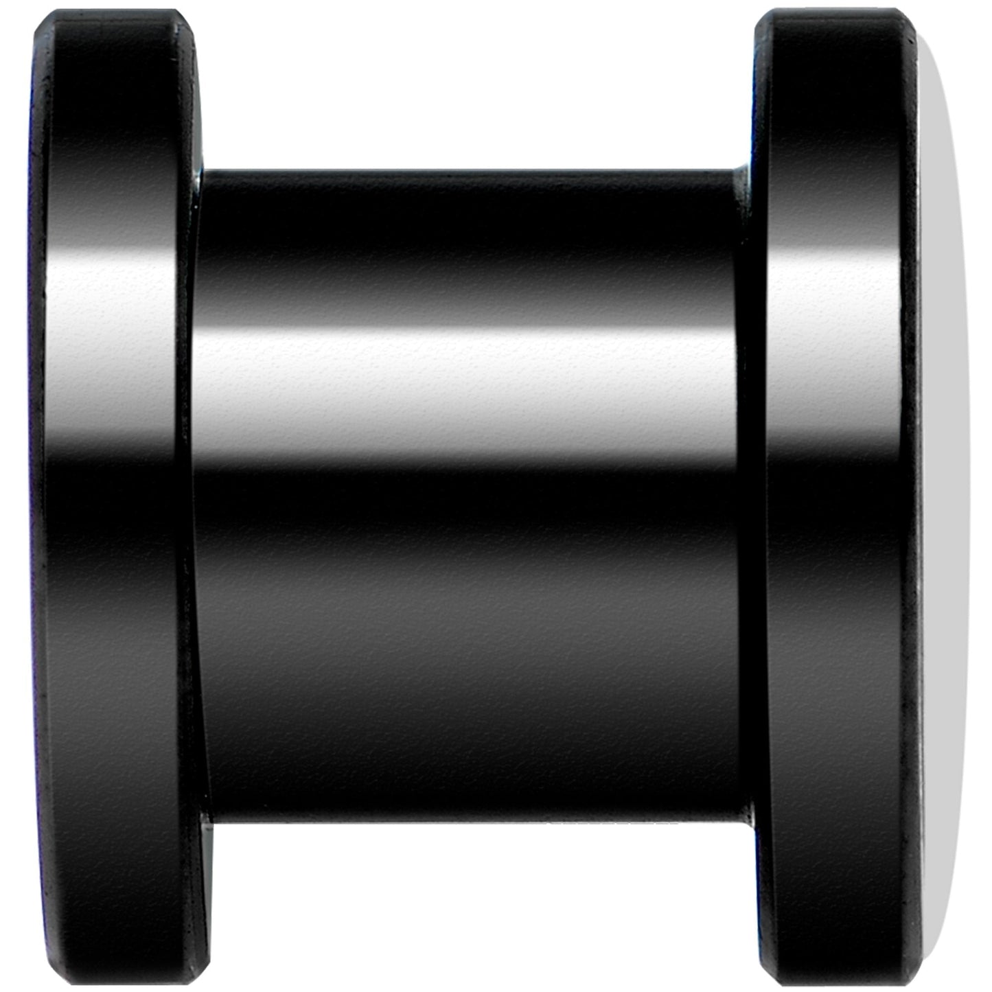 Green Black Skull Black Anodized Screw Fit Plug Set 0G